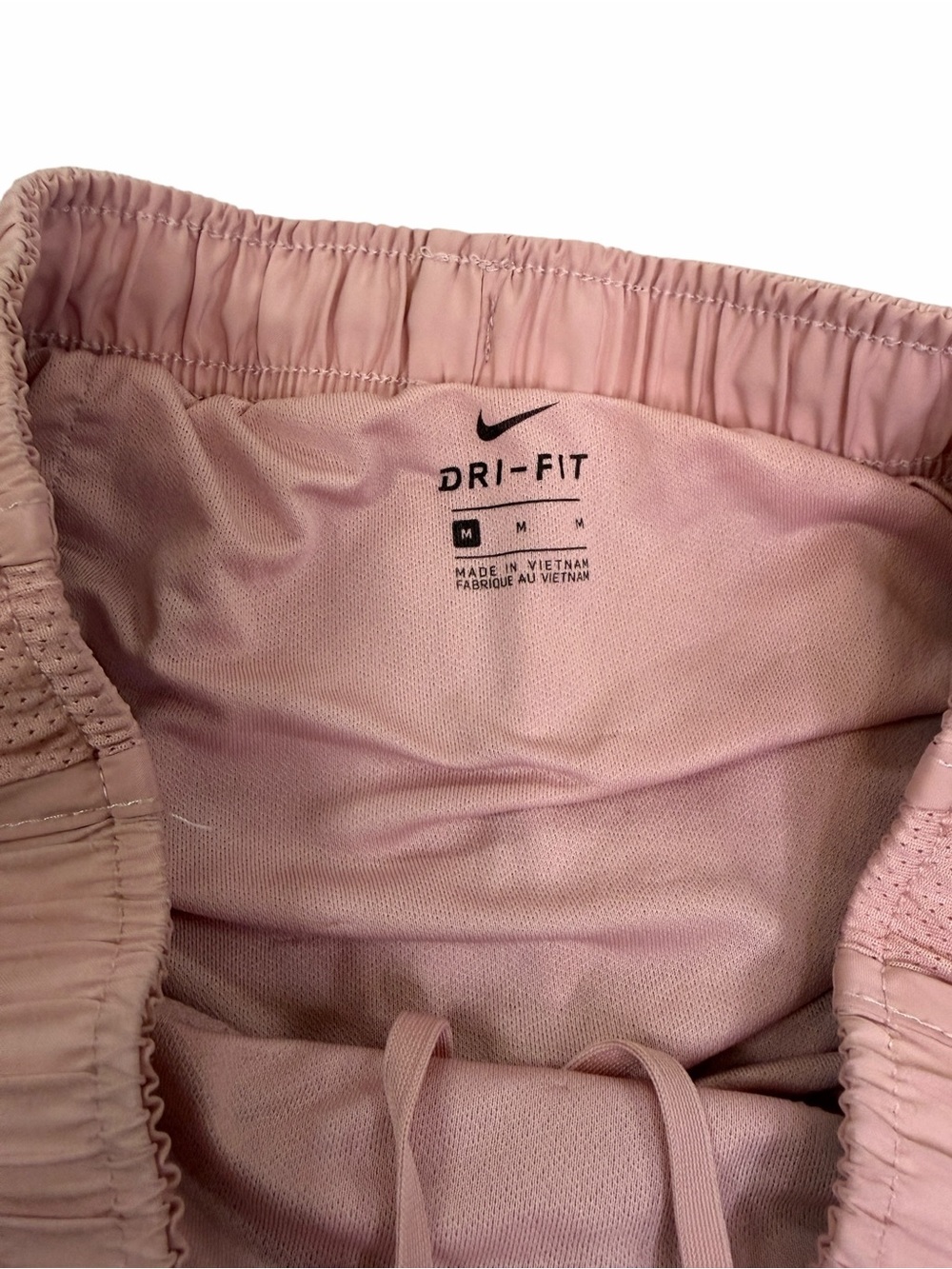 Nike Light Pink Women's Athletic Running Shorts - Picture 3 of 5